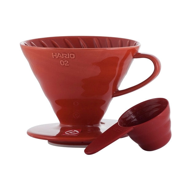 Hario V60-02 Ceramic Dripper red