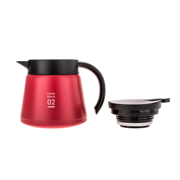 Hario Insulated Stainless Steel Server V60-02 red