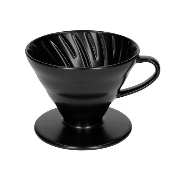 Hario V60-02 Ceramic Dripper Mat Black + 40 filters